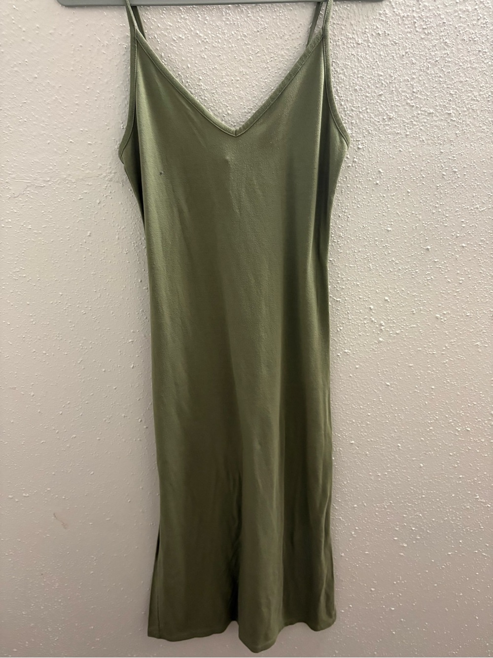 Forever 21 Olive Green Midi Slip Dress